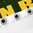 thumbnail image 3 of Erosebridal Green Bay Soccer City Curtains Pack of 2 (42x90), American Football Curtains for Living Room, Vintage Rugby 30%-50% Black Out Curtains, Bedroom Curtains Room Decorative, 3 of 6