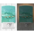 thumbnail image 2 of Caroline's Treasures BB7385CNL Alligator Watercolor Ceramic Night Light, 6x4x3", multicolor, 2 of 2