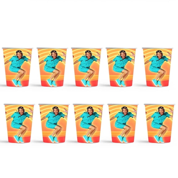GoDanny Birthday Party Supplies Cups Tableware Disposable Paper Mouthwash Drinking Cups