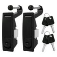 thumbnail image 1 of Miangastore 2Pcs Compression Latch Lock Zinc Alloy Adjustable Lever Hand Operated Latch Lock Flush Lever Latches, 1 of 8