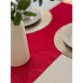thumbnail image 6 of FabricLA 12" x 60" Reversible Green Glitter Felt Table Runner, 6 of 8