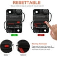 thumbnail image 3 of Erayco 300 Amp Circuit Breaker with Manual Reset Waterproof Inline Fuse Inverter for Marine Trolling Motors Boat ATV Manual Power 12V-42VDC (300A), 3 of 7