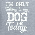 thumbnail image 5 of Wild Bobby I'm Only Talking to My Dog Today Dog Lover Men Graphic Tank Top, Heather Grey, XX-Large, 5 of 5