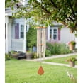 thumbnail image 5 of Nature’s Melody Premiere Grande Tunes Wind Chimes – Outdoor Windchime with 6 Tubes Tuned to E Pentatonic Scale, Rustproof Aluminum, Beech Wood & S Hook Hanger for Sympathy, Memorial Gift or Zen Garden, 5 of 6