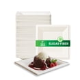 thumbnail image 3 of FPN Compostable Square Plates 250pcs 6 In Eco-Friendly Dinnerware, Disposable Party Plates for Hot & Cold Food, 3 of 10