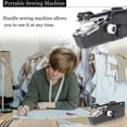 thumbnail image 4 of Machine à Coudre Portative à Main, Mini Machine à Coudre Portable pour Débutants, Machine à Coudre Électrique Sans Fil avec Couture, 4 of 7