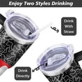thumbnail image 4 of 40 Oz Tumbler with Handle and Silicone Straws,Coffee Insulated Tumbler with Handle,40oz tumbler with handle, 4 of 6