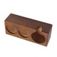thumbnail image 5 of Estación de apisonado de madera con 3 orificios para cafés, hogares y restaurantes: soporte para apisonado de café antideslizante de color marrón, 5 of 8