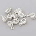 thumbnail image 2 of 10 piezas de soporte de cristal con forma de lágrima y estrella, colgantes para joyería UNA, 2 of 9