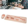 thumbnail image 1 of Wireless Keyboard Set, 2.4GHz Auto Sleep Keyboard Mouse Combo 110 Keys  for Family, 1 of 7