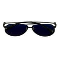 thumbnail image 7 of John Varvatos Mens Navy Metal Aviator Sunglass V546, Blue Lens, 7 of 7