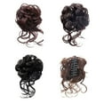 thumbnail image 4 of Quick Curly Curly Hair Bun Extension Claw Clip Secure Hold Stylish Updos For Women Dark Brown, 4 of 8