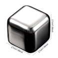 thumbnail image 6 of Jkung Stainless Steel Whiskey Stones Reusable Drink Chillers Non-Diluting & Dishwasher Safe Metal Ice Cubes for Whiskey Wine Cooler Bar Tool, 6 of 8