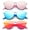 3 Pack Blue, Pink & Red, variant on 3 Pack Candy Color Frameless One Piece Flat Flash Mirror Lens Fashion Sunglasses for Women