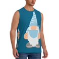 thumbnail image 2 of Pofeuu Nurse Doctor Gnomes Print Men's Muscle T-Shirt, Sleeveless, Muscle Tank, Classic Muscle Tee Top For Men Casual Sleeveless Muscle T-Shirt Trendy Clothes-Medium, 2 of 7