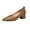 Green, variant on Women's Crocodile Embossed Square Toe Pumps Comfortable Mid Chunky Block Heel Slip On Dress Shoes Elegant Casual Office Business Formal Party Daily Wear Ladies Heeled Shoes