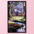 thumbnail image 1 of Cuadros Decorativos Kits de punto de cruz de paisaje Imprimir 11CT Bordado completo estampado (SZX762) Ehuebsd embutido en tela, 1 of 9