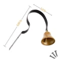 thumbnail image 6 of Brass Bell Pet Training Doorbell - Metal Hanger, Easy Install & Loud Chime - Potty Training Tool for Dogs/Cats, 6 of 6