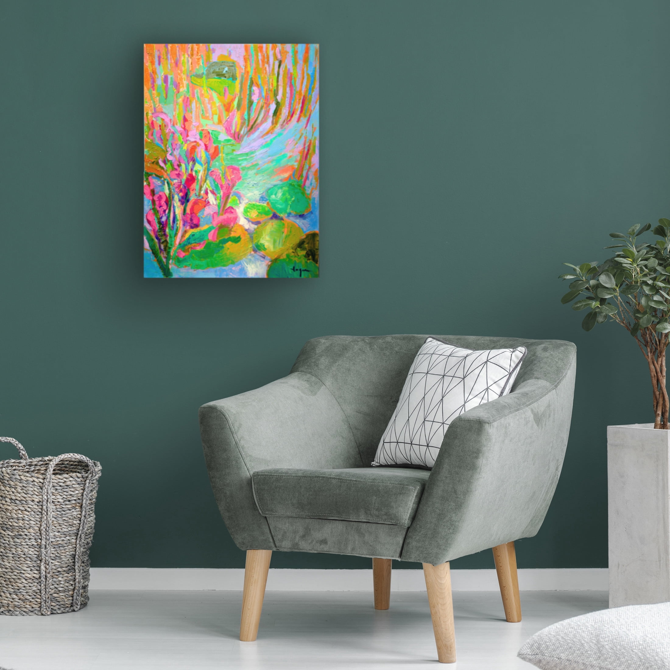 Canvas Wall Art - Dorothy Fagan 'Ponfofmyowni' Wall Art for Living Room, Bedroom, or Office D?cor by Trademark Fine Art - 24 x 32 Inches