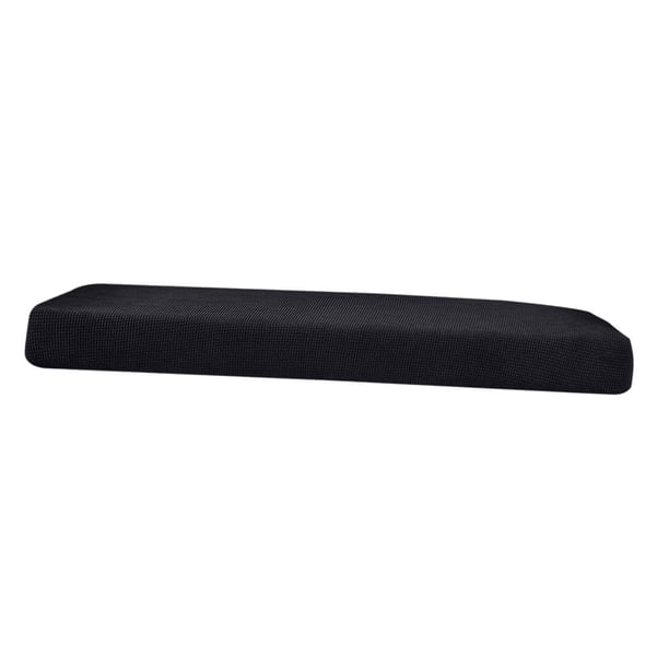 Estire el protector funda del salón de del cojín del asiento Black_Size L Gloria Cojín del asiento del sofá Cobertor del sofá