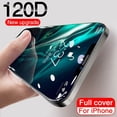 thumbnail image 1 of Protector de pantalla de vidrio templado 120D, para iPhone 14, 13, 12, 7, 8 Plus, Mini, XR, X, XS, 14, 13, 12, 11 Pro Max, 1 of 3