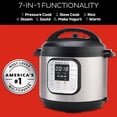 thumbnail image 3 of Refurbished Instant Pot Duo Mini 3-Quart 7-in-1 Electric Pressure Cooker - Stainless Steel, 3 of 3