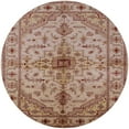 thumbnail image 1 of Ahgly Company Machine Washable Indoor Round Industrial Modern Chestnut Red Area Rugs, 7' Round, 1 of 7
