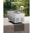 thumbnail image 6 of CAFORKP BBQ Island Side Burner – 15,000 BTU, 304 Stainless Steel, Liquid Propane Built-in, 6 of 11