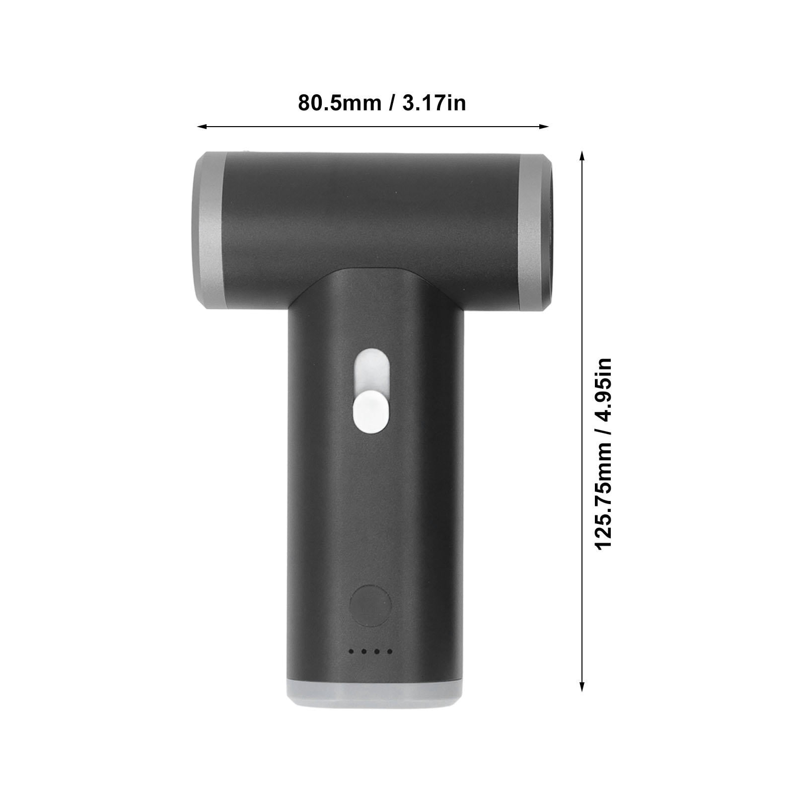 BIMZUC Rechargeable Cordless Air Blower Portable USB 110000RPM Brushless Mini Electric Air Duster for Car Computer PC Keyboard Cleaning Dust Removal Tool 6.69 inches / 17 cm