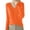 Orange, variant on V-Neck Knit Top, Women's Sweater Women's V-Neck Knit Cardigan – Lightweight Layer for Office, Travel & Casual Outings | Soft Acrylic | S-3Xl, Grey, L