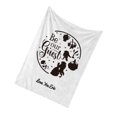 thumbnail image 4 of Manta de 120x150cm con estampado blanco, suave y cómoda manta de cuento de hadas Be Our Guest para sofá de oficina en casa BL272-2, 4 of 5