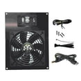 thumbnail image 2 of CG Cabcool 1201 Deluxe Single 120mm USB Fan Cooling Unit with LED Thermal Control and Monitor - USB Powered, 2 of 4