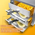 thumbnail image 4 of Horno de Pizza de Mesa KOOTEN Acero Inoxidable 2 Niveles con Temporizador para el Hogar y Restaurant, 4 of 9
