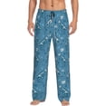 thumbnail image 2 of Kdxio Dinosaur Skull Print Men's Sleep Pajama Pant Lounge Pants with Pockets, 2 of 8