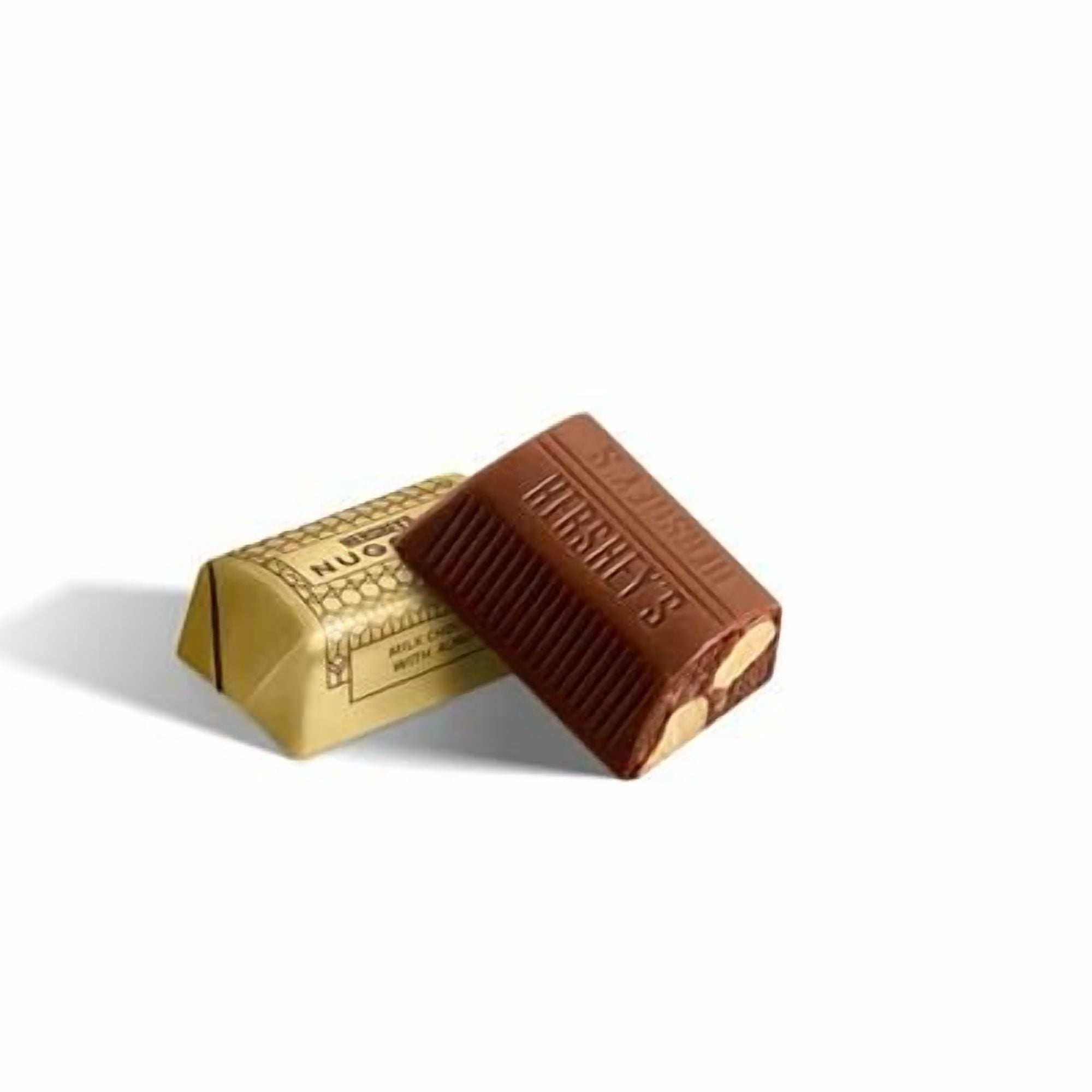 Hersheys Nuggets Milk Chocolate With Almonds Candy Share Pack, 10.1 Oz - Pack Of 2 & Lotus Biscoff Cookie - 0.2 Oz - 1 ct