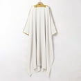 thumbnail image 5 of Male Solid Color Long Sleeve Robe - Arabic Style Middle Eastern Thobe - Polyester/Spandex Blend for Warmth and Comfort, 5 of 5