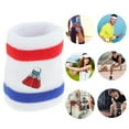 thumbnail image 6 of Unique Bargains 1 Pc Breathable Wristbands Comfortable Sports Wristband Badminton White Blue Red, 6 of 6