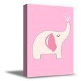 thumbnail image 1 of Awkward Styles Elephant Canvas Kids Room Canvas Nursery Room Decor Funny Animals Decor for Kids Baby Girl Room Decor Pink Wall Art Animals Collection Decor Girls Play Room Wall Decor Pink Canvas, 1 of 7