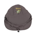 thumbnail image 5 of Oiyii Toddler Girls Water‑Repellent Bucket Hats Crocodile Embroidered Hiking Sun Hats, Grey, 5 of 7