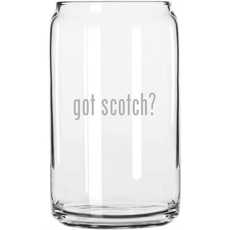 

scotch Got Themed Etched 16oz Libbey Can Glass