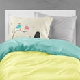 thumbnail image 2 of Christmas Presents between Friends Poodle - Black Fabric Standard Pillowcase, 2 of 2
