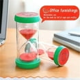 thumbnail image 3 of yeacher Creative Watermelon Sand Timer - 10 Minute Glass Flow Decorative Piece, Eco-Friendly Plastic, Anti-Fall Design, Perfect for Kids & Kitchen Use, 3 of 7