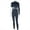 black, variant on Women's Turtleneck Long & Short Sleeve Hollow-Out Jumpsuits, Pleated, High Waist, Solid Color