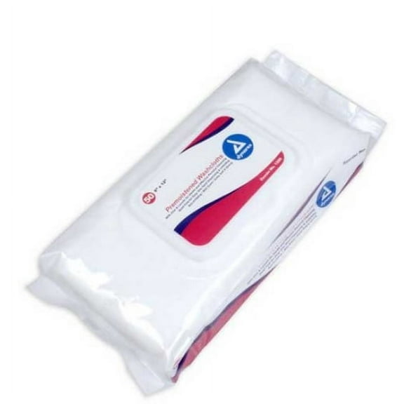 Dynarex Personal Cleansing Adult Washcloth 8" x 12" 50/Box