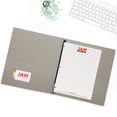 thumbnail image 5 of JAM Paper Plastic 3/4 in Binder, 3 Small Metal Rings, Smoke Grey, 1/Pack, 5 of 5
