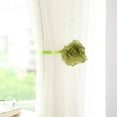 thumbnail image 2 of Novedad Flor Color Cortina Tiebacks Voile Buckle Clips Holdbacks Con Suct Decoración para hogar Verde, 2 of 6