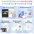 thumbnail image 3 of TABWEE AI Tablet Android 16 Tablets T80, 10.5 inch Tablet with HD+IPS Display, 12GB RAM+128GB ROM, 2TB TF, Gemini AI 2.0, GPS, 5G WiFi, 2.0GHz CPU ,5MP Camera, 6000mAh, GMS Certified, Gray, 3 of 8
