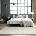 thumbnail image 3 of Luxe Weavers Fluffy Shag White 5x7 Area Rug Plush Bedroom Carpet, 3 of 10