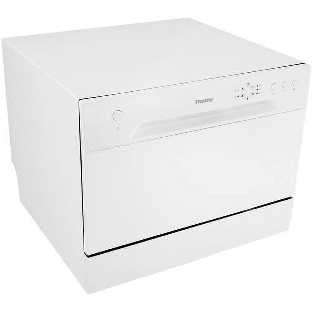 Danby 6 Place Setting Countertop Dishwasher in Silver - DDW631SDB