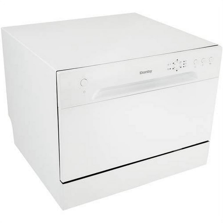  Danby DDW621WDB Countertop Dishwasher with 6 Place Settings, 6  Wash Cycles and Silverware Basket, Energy Star-Rated with Low Water  Consumption and Quiet Operation : Appliances